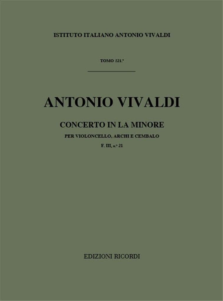 Concerto In La Min. RV 420